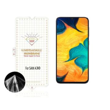Ntech Samsung Galaxy A30 Diamond Film Folie Screenprotector Full-screen | Transparant/Clear