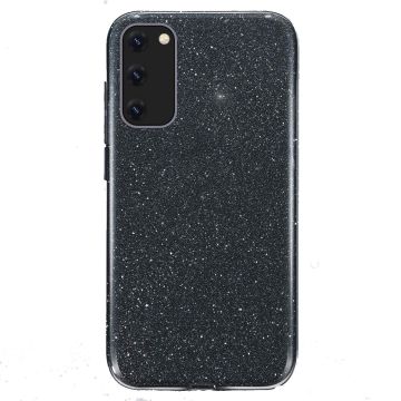 oTronica Backcover glitter voor Samsung Galaxy A12 Hoesje - Grijs