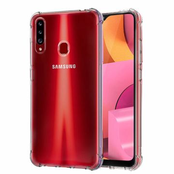 Samsung Galaxy A20s Anti Shock Hoesje -Transparant