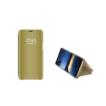 Ntech New Style LED Flip Cover Hoesje voor Samsung Galaxy A70/A70s - Goud