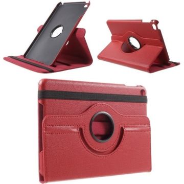 Apple iPad Mini 4 Hoesje Rood, 360 Draaibaar standaard