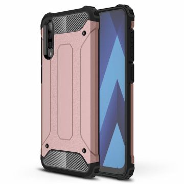 Ntech Samsung Galaxy A50 Hybrid Armor Hoesje - Rose Goud