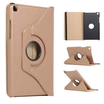 Ntech Samsung Galaxy Tab A 8.0 (2019) Draaibaar Hoesje - Goud