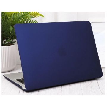 Macbook Air Hoes - Macbook Air case / Macbook Air hoes hardcover 2020 A2179 - A2337 M1 - Matte Marine Blauw - Ntech