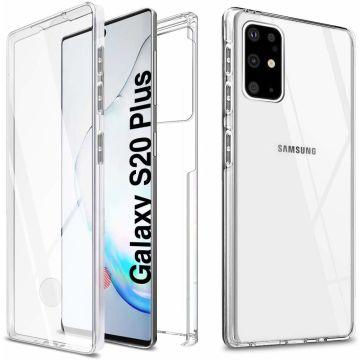 Samsung Galaxy S20 Plus Hoesje 360° TPU 2 in 1 Case Transparant