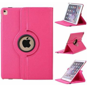 Ntech Hoes geschikt voor Apple iPad iPad 9.7 (2017 / 2018) hoesje 360° draaibaar Roze