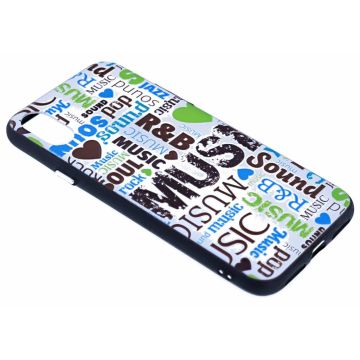 Muziek Design TPU Hoesje voor de iPhone X / Xs