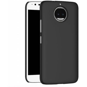 Motorola Moto G5S Plus zwart colour tpu silicone hoesje