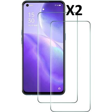 Screenprotector geschikt voor Oppo A57e screenprotector Beschermglas 2 pack - Screenprotector geschikt voor Oppo A57E / 77s / A57 / A77 screen protector glas