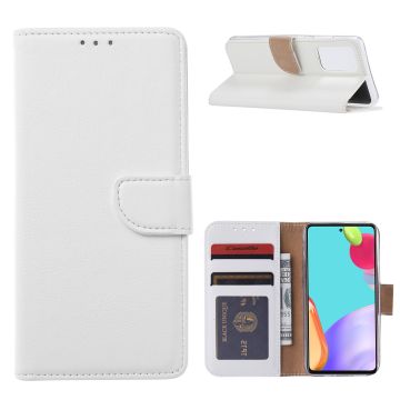 Samsung A52 hoesje Wit - Samsung galaxy A52 5G bookcase met Pasjeshouder