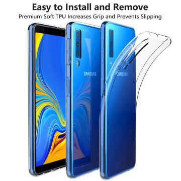 Samsung Galaxy A7 (2018) Scratch Resistant Transparant Case Durable Flexible Clear TPU Hoesje