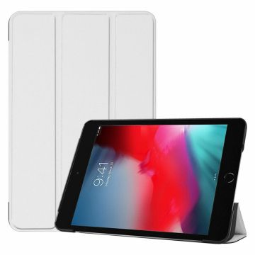 Hoes geschikt voor iPad 2017 / 2018 bookcase Wit 9.7 Inch - Hoes geschikt voor iPad 2018 Hoes 9.7 - Hoes geschikt voor iPad 2017 Hoes smart cover Trifold - Ntech