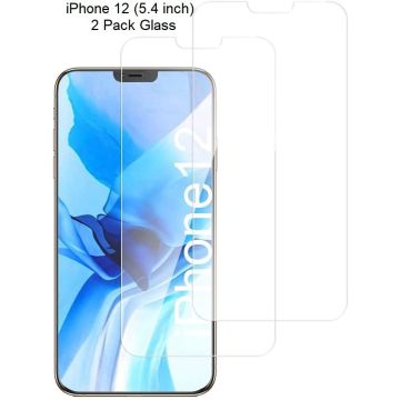 Screenprotector Geschikt voor 12 Mini Screenprotector glazen Tempered - 2 Stuks