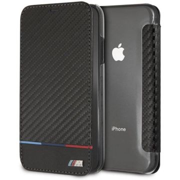 iPhone XR hoesje - BMW - Zwart - Kunstleer