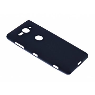 Sony Xperia XZ2 Compact Case Zwart TPU Hoesje Matte Finish Slim Profile