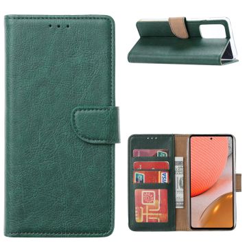 Samsung A32 Hoesje portemonnee hoes - Samsung Galaxy A32 5G bookcase wallet cover - Groen