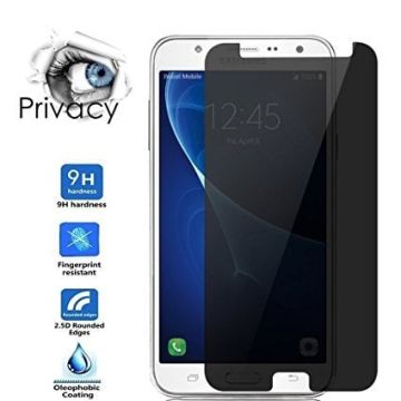 Privacy Glazen Screenprotector / Anti Spy Tempered Glass voor Samsung Galaxy J3 2017