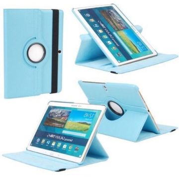 Samsung Galaxy Tab S 10.5 inch (T800 / T805) Tablet hoesje 360° draaibare Case Cover - Licht Blauw