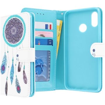 Ntech Dromenvanger Design Boek hoesje met pasjesruimte - Samsung Galaxy A20e