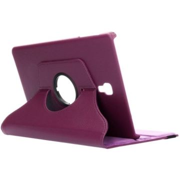 360° Draaibare Bookcase Samsung Galaxy Tab A 10.5 (2018) tablethoes - Paars