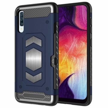 Luxe Armor Hoesje - Samsung Galaxy A50s/A30s - Blauw