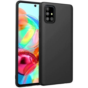 Samsung Galaxy A71 TPU hoesje Back Cover - Zwart
