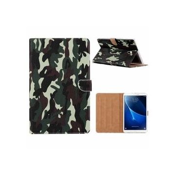Samsung Galaxy Tab A7 Hoes - (2020/2022) - 10.4 inch Booktype case cover Camouflage