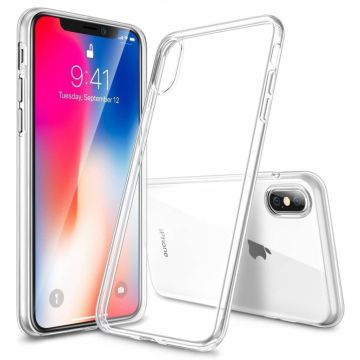iPhone X / Xs transparant soft TPU hoesje ultra dun
