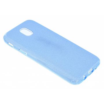 Blauw Glitter TPU Hoesje Samsung Galaxy J5 (2017)