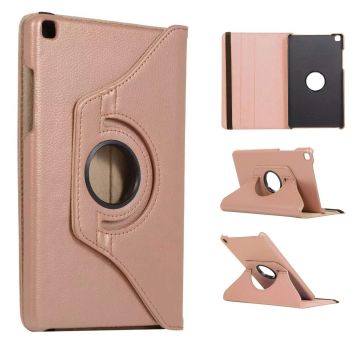 Ntech Samsung Galaxy Tab A 8.0 (2019) Draaibaar Hoesje - Rose Goud