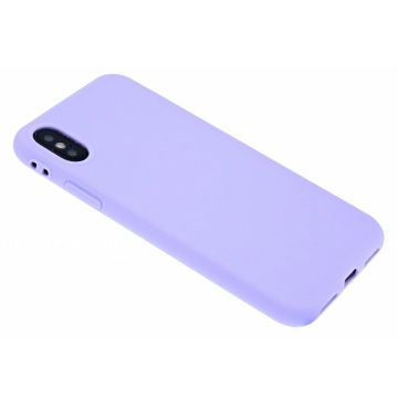 iPhone X / Xs Soft Premium TPU Back cover siliconen Hoesje Violet