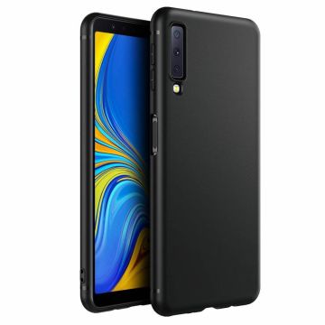 Samsung Galaxy A7 2018 Zwart TPU Silicone Hoesje