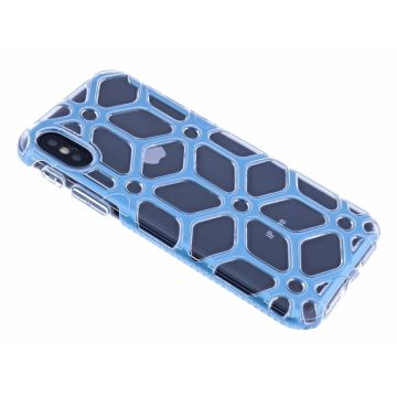 iPhone X / Xs Design Blauw Hard Case TPU Hoesje