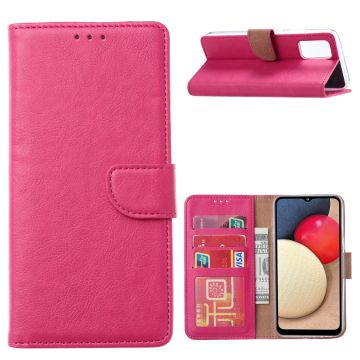 Samsung Galaxy A02s Hoesje - Samsung A02s bookcase wallet case - Pink