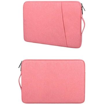 Macbook Pro 13 Inch Hoes Laptophoes 13 Inch- Macbook Pro 2018/2019/2020 Case Laptop Sleeve handvat & ruimte Licht Rose