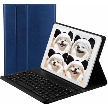 Blauw Magnetically Detachable / Wireless Bluetooth Keyboard hoesje met toetsenbord voor Apple iPad (2018) / Air 1 / 2 / iPad Pro 9.7 inch / iPad 2017