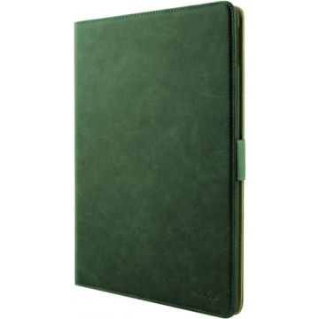 Premium Leren Bookcase Hoes iPad 7 (2019) / iPad 8 (2020) - 10.2 inch - Groen