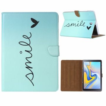 Ntech Samsung Galaxy Tab A 10.1" SM T580 / T585 Smile Design Booktype Kunstleer Hoesje