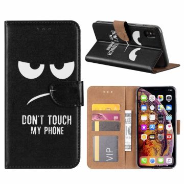 iPhone Xs Max Quote & Print Design Boek hoesje met pasjesruimte