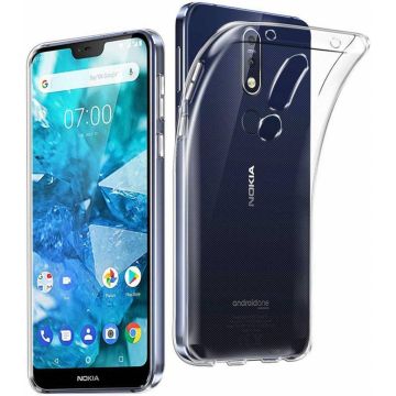 Ntech Nokia 7.1 Transparant TPU Back hoesje