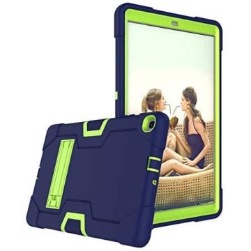 Samsung Galaxy Tab A 10.1 Hoes (2019) Armor Kickstand Case - Blauw / Groen