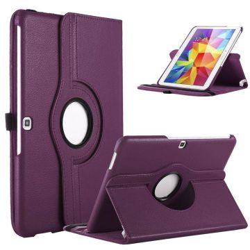 Samsung Galaxy Tab 4 10.1 T530 Tablet draaibare case cover hoesje Paars