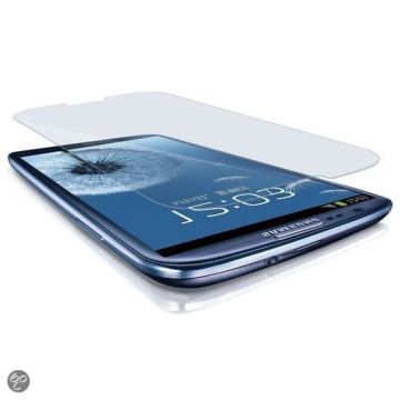 Glazen Screenprotector Tempered Glass (0.3mm) voor Samsung Galaxy S3