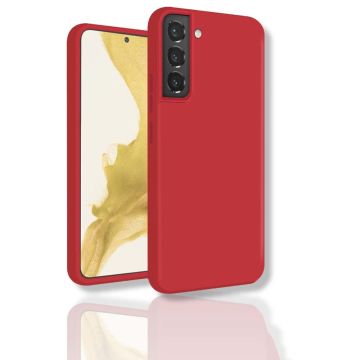 oTronica Samsung S22 hoesje Rood - Samsung Galaxy S22 hoesje - hoesje Samsung S22 - S22 hoesje - hoesje Samsung Galaxy S22 - hoesje S22 - Siliconen hoesje – Rood - oTronica colourackcover