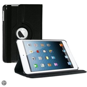 iPad Mini 1 / 2 / 3 hoesje Multi-stand Case 360 graden draaibare Beschermhoes zwart