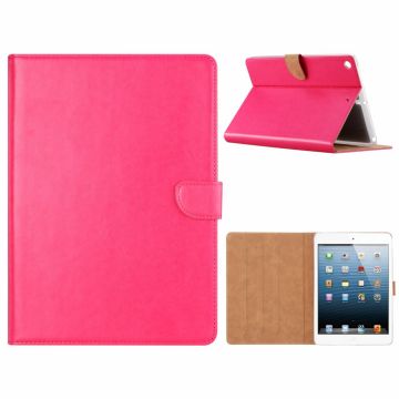 iPad 9.7 inch (2018) / (2017) Roze Booktype Kunstleer Hoesje Met Pasjesruimte