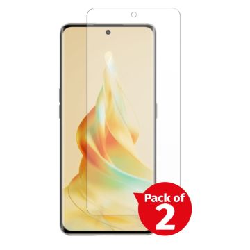 Screenprotector geschikt voor Oppo Reno 8T 5G Screenprotector Gehard Glas - Screenprotector geschikt voor Oppo Reno 8T 5G ScreenprotectorTempered Glass - 2 Stuks