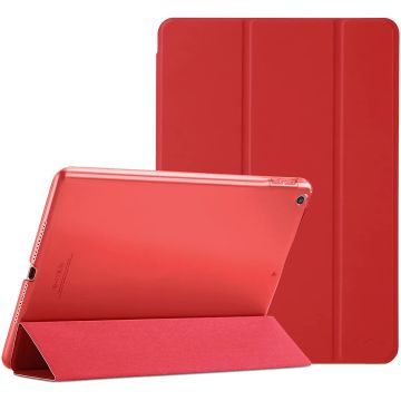 Hoes geschikt voor iPad 2017 / 2018 backcover Hoes Rood - Hoes geschikt voor iPad 5e / 6e generatie Hoes geschikt voor iPad siliconen - Hoes geschikt voor iPadje Soft smart cover - Hoes geschikt voor iPad 2018 Hoes - Hoes geschikt voor iPad 9.7 hoes - Hoe