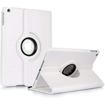 Hoes geschikt voor Apple iPad 10.2 (2019 / 2020) 360° Draaibare Hoes - Wit