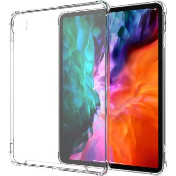Hoes geschikt voor Apple iPad 11 2020, Shockproof siliconen case met Schokbestendig Transparant cover